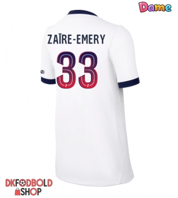Paris Saint-Germain Warren Zaire-Emery #33 Udebanetrøje Dame 2026-27 Kort ærmer